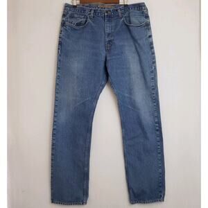 Eddie Bauer Straight Classic Fit Blue Jeans Mens Sz‎ 40Tx36 (39 X 34.5 Actual)